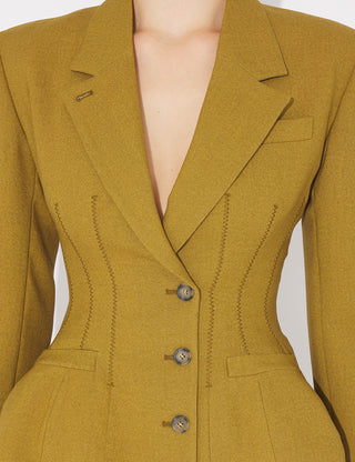 TAILORING WOOL BASQUE JACKET