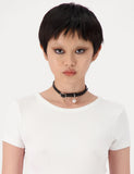 Pearl Choker Black
