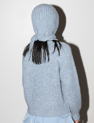 Polar Bonnet Scarf Sky