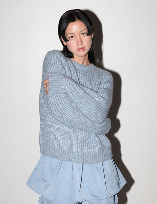 Polar Crewneck Sweater Sky