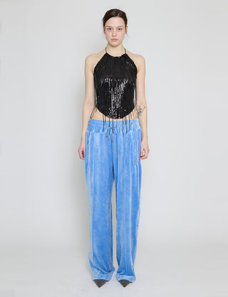 Velour Track Pants