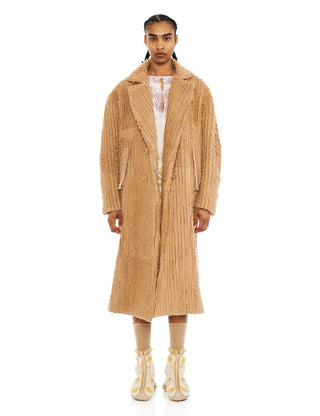 CAMEL PAW PAW COAT