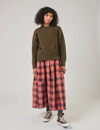 Spruce Diamond Pullover