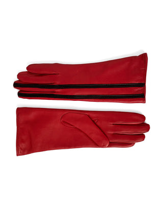Short Racing Gloves Red