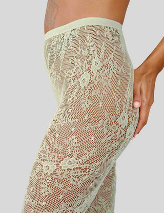 Rosa Lace Tights Mint