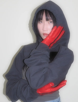 Short Racing Gloves Red