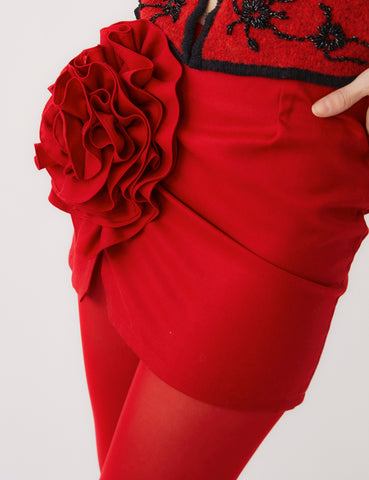 Fabrizia Skirt Red