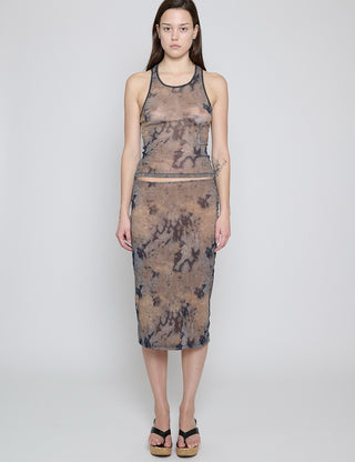 Dune Wash Mesh Slip Skirt