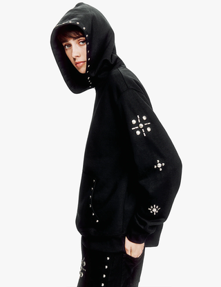 STUDDED HOODIE