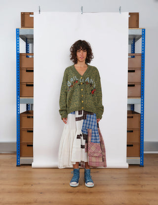'Brill-I-Ant' Bulb Knit Cardigan