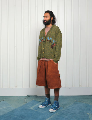 'Brill-I-Ant' Bulb Knit Cardigan