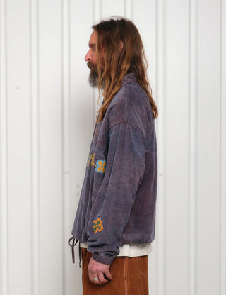 Purple Corduroy Polite Pullover