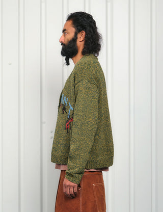 'Brill-I-Ant' Bulb Knit Cardigan