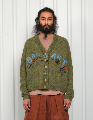 'Brill-I-Ant' Bulb Knit Cardigan