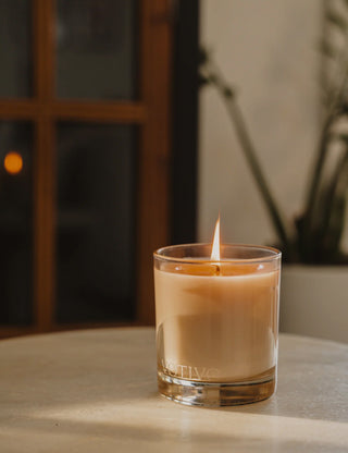 Teak Candle