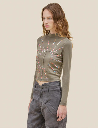 LAPPED BABY TURTLENECK