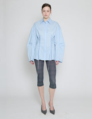 Laced Button Down