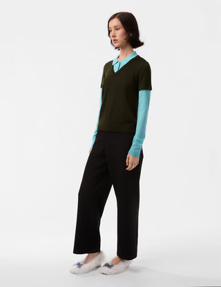 LOTTIE SWEATER IN AQUA FERN