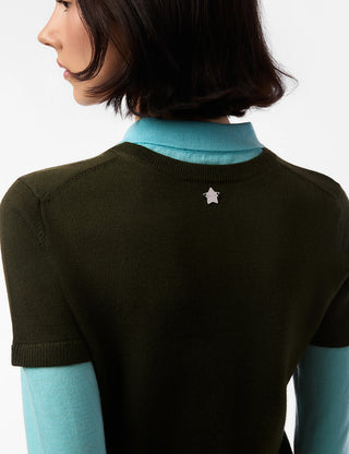 LOTTIE SWEATER IN AQUA FERN