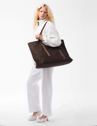 JUMBO TOTE IN BRUNETTE