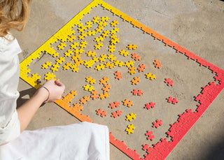 Gradient Puzzle - Red/Yellow