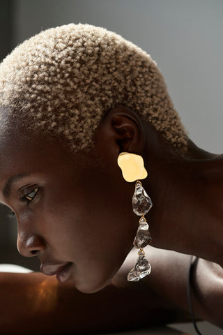 Rock Candy Earrings — Gold