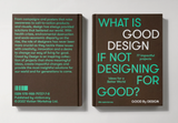 GOOD By DESIGN Ideas for a better world BOOK