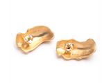 Molten Stud Earrings - Gold