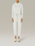 French Terry Jogger White