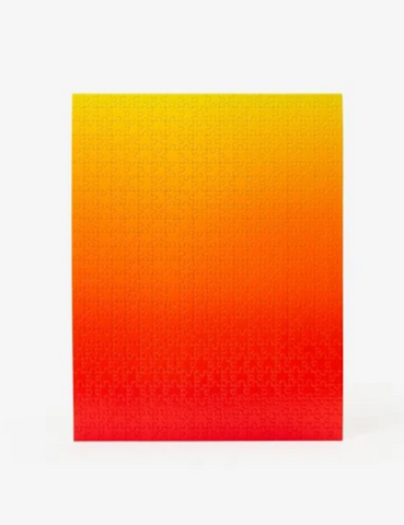Areaware Gradient Puzzle Red Yellow
