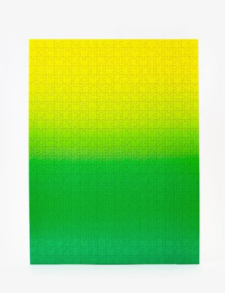 Areaware Gradient Puzzle Yellow Green