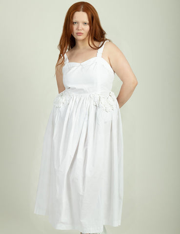 Farley Dress White