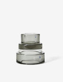 Terrace Candle Holder Gray