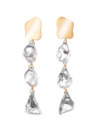 Sterling King Rock Candy Earring Gold