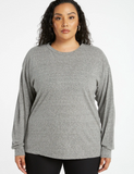 year of ours boyfriend long sleeve tshirt gray